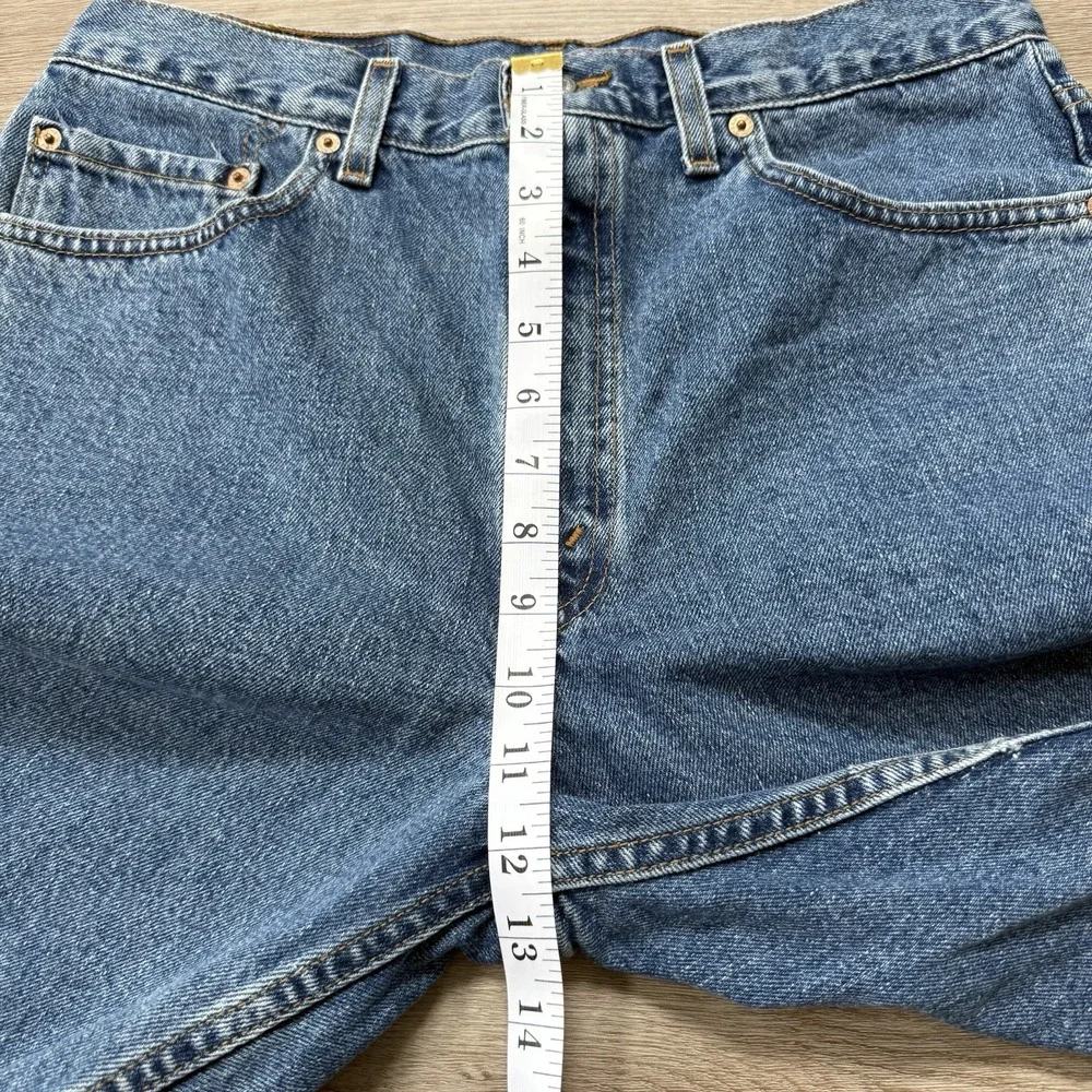 Vtg 90s Levis 505 Made in USA Denim Shorts Mens Tag 34 Fits 32 Jorts Blue Jean